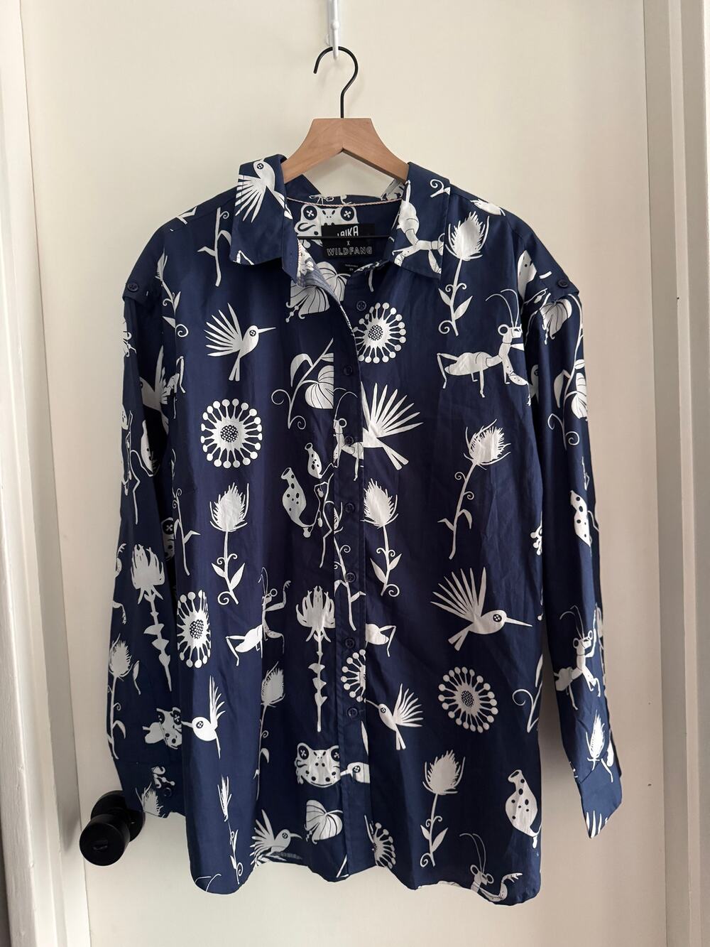 RARE Laika x WILDFANG Coraline essential 12-way button up 2X NWT